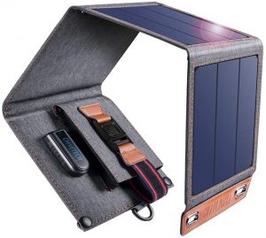 cargador solar para camping