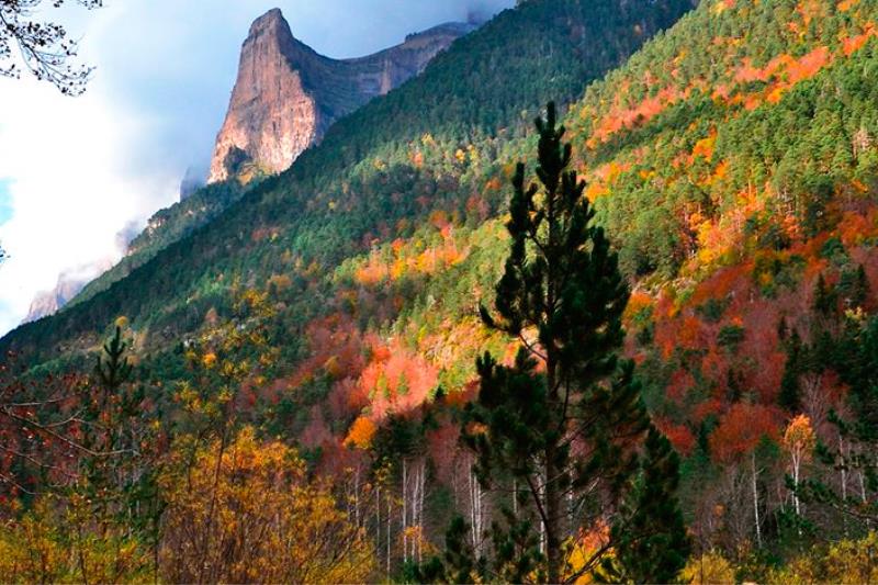 Parque Nacional de Ordesa y Monte Perdido en otoño